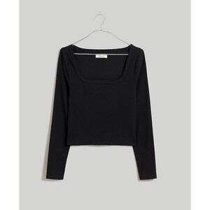 Madewell Black Long Sleeve Top